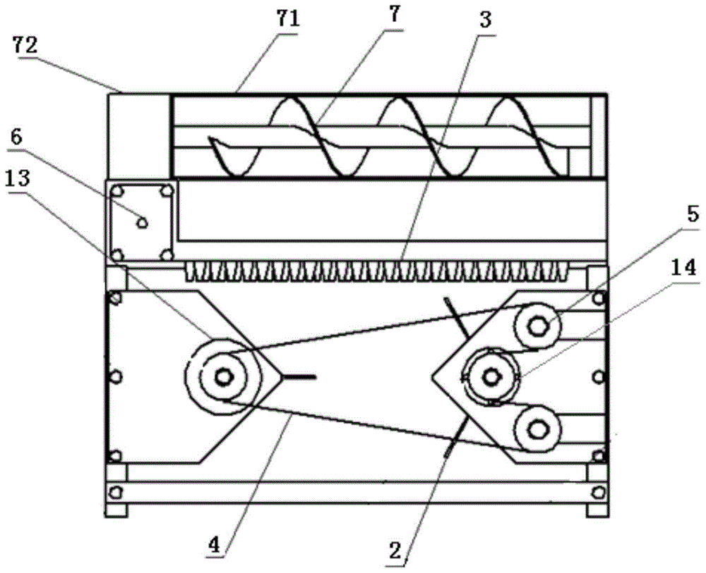 Picking platform of a peony fruit harvester for oil