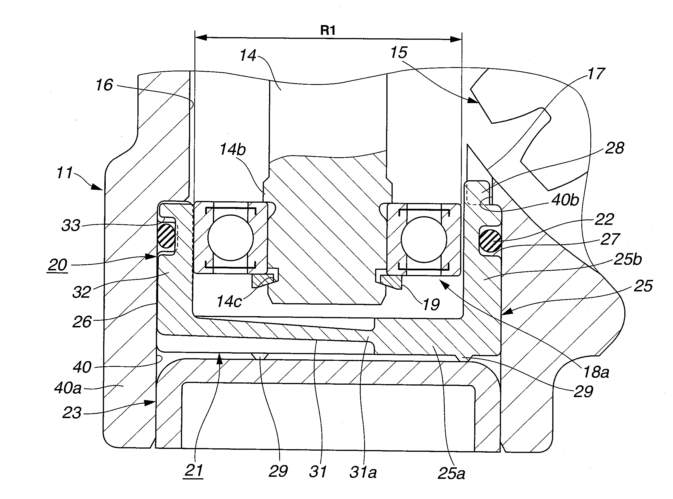 Power steering system, speed reduction mechanism and bearing holder