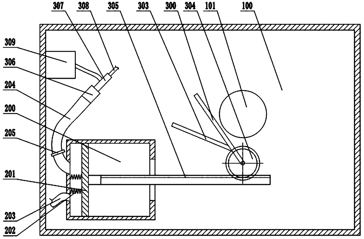 Self-cleaning type monitoring device