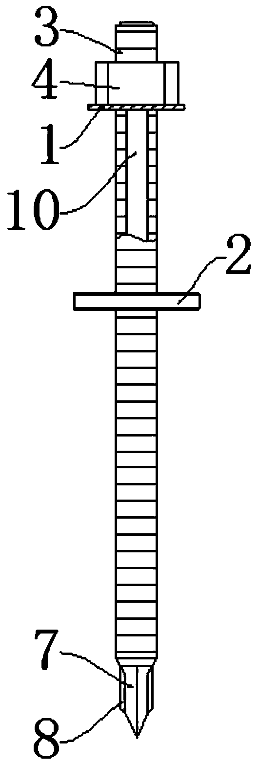 Self-tapping and self-locking bolt