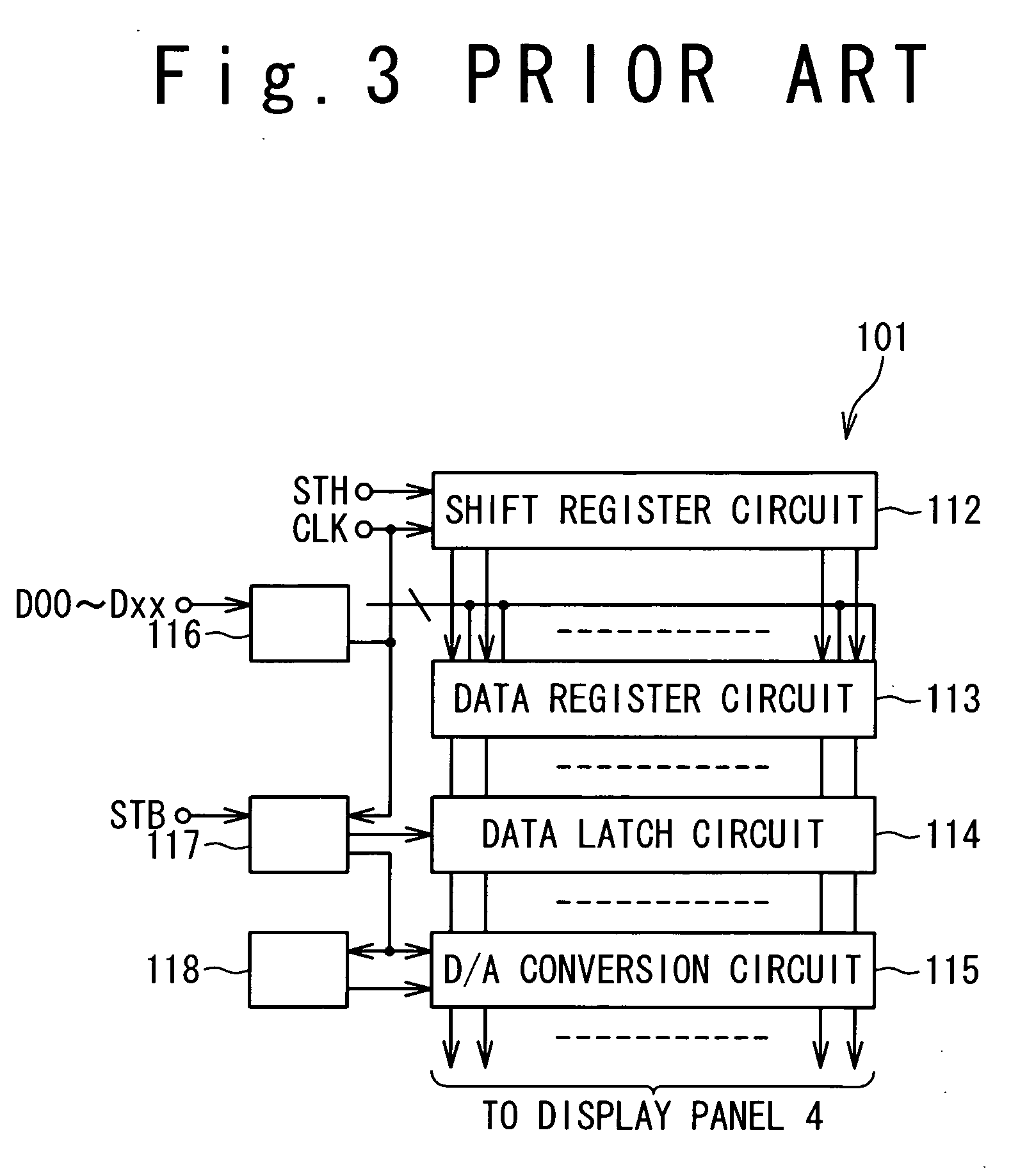 Display apparatus, and driving circuit for the same