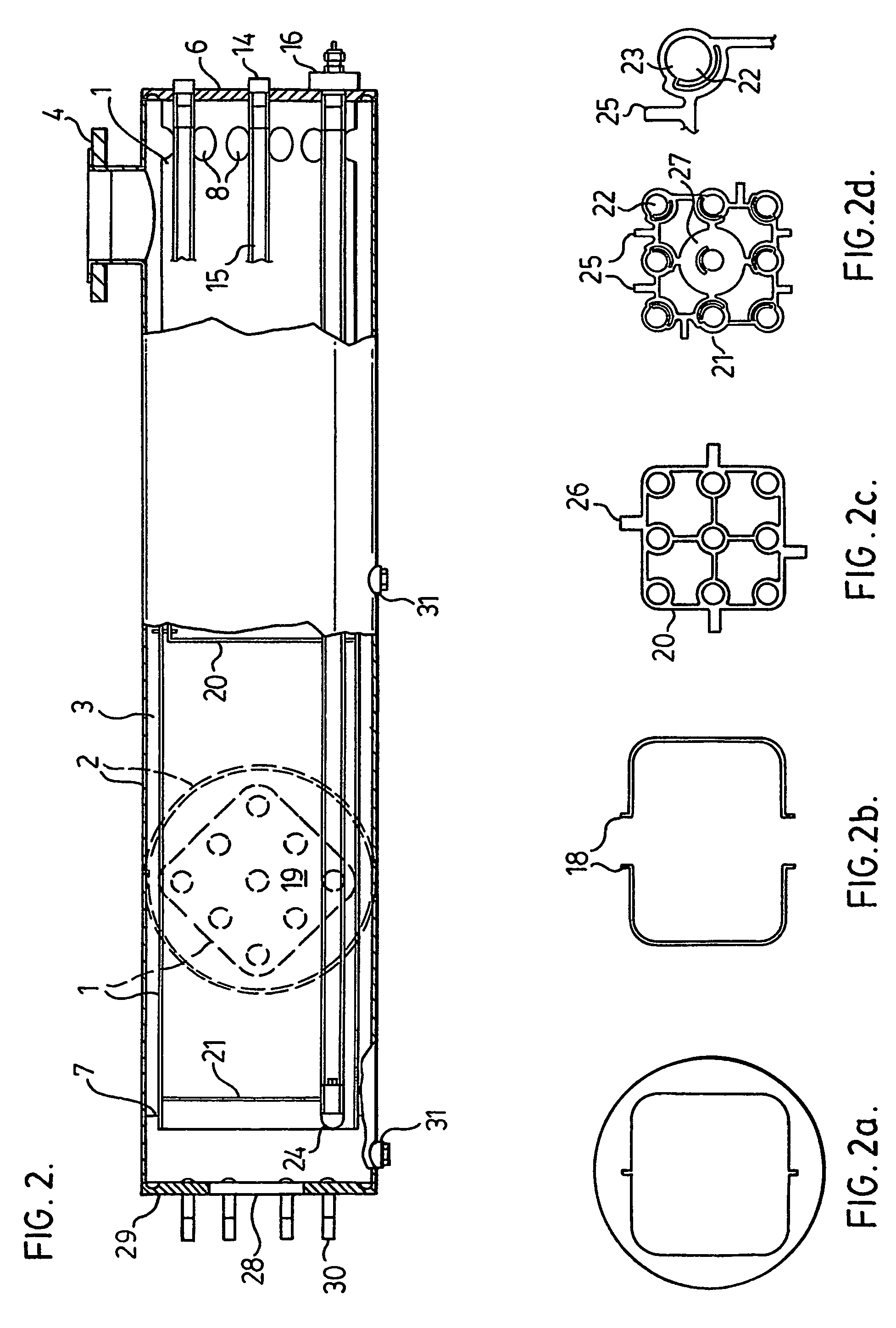 Double-walled chamber for ultraviolet radiation treatment of liquids