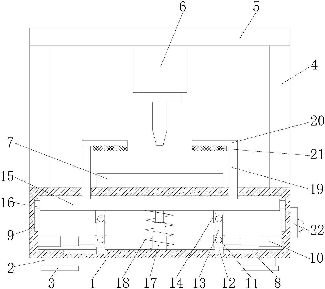 Welding device for machining of general aviation unmanned aerial vehicle