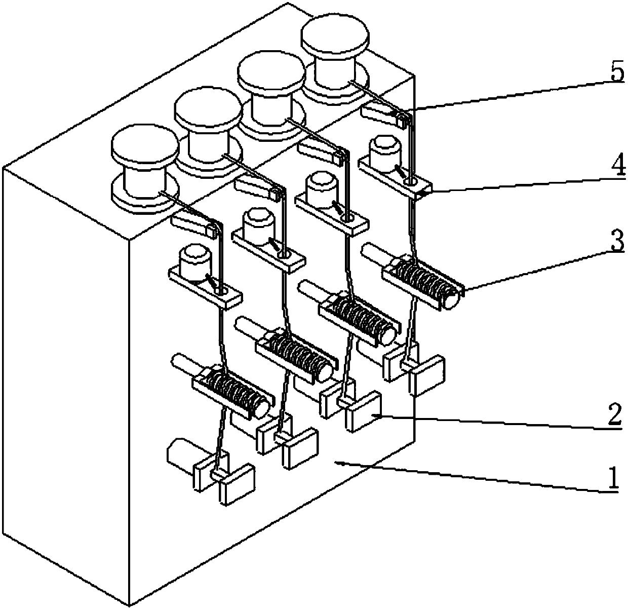 Wire winding device used for relay