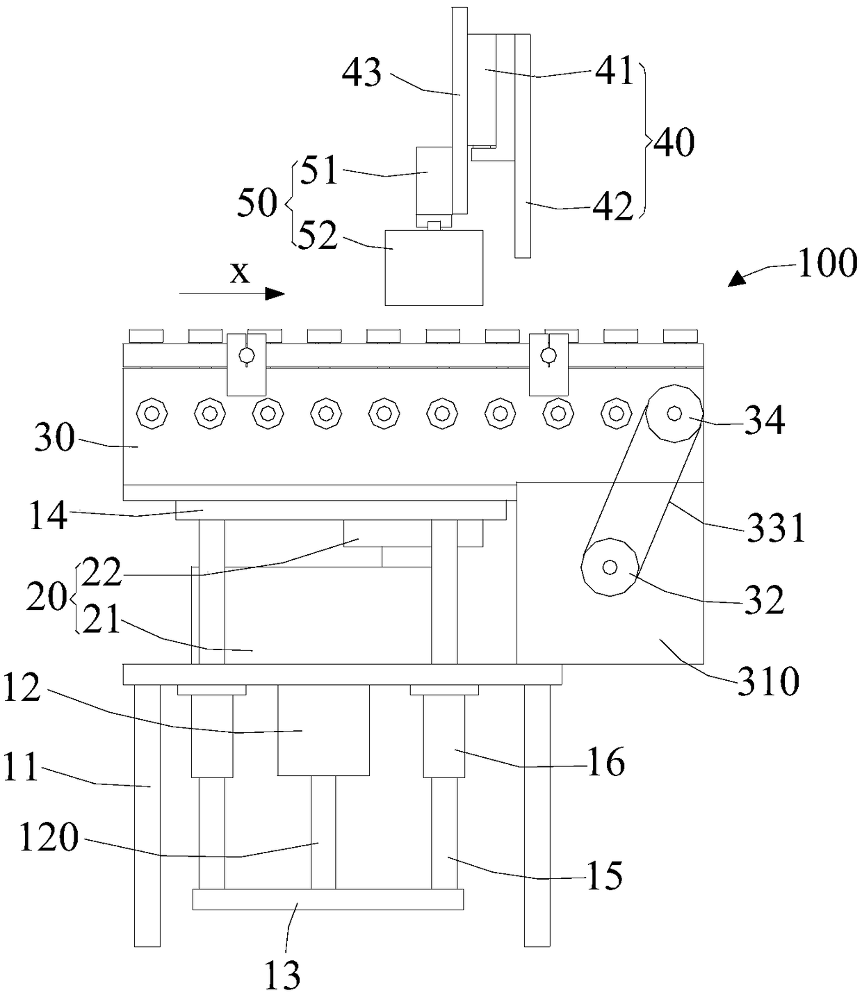 Online type automatic weighing device and method thereof
