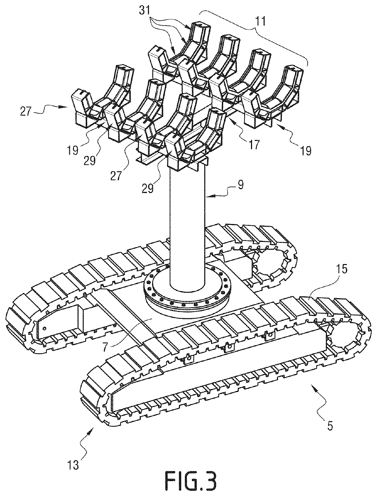 Belt conveyor and method of moving