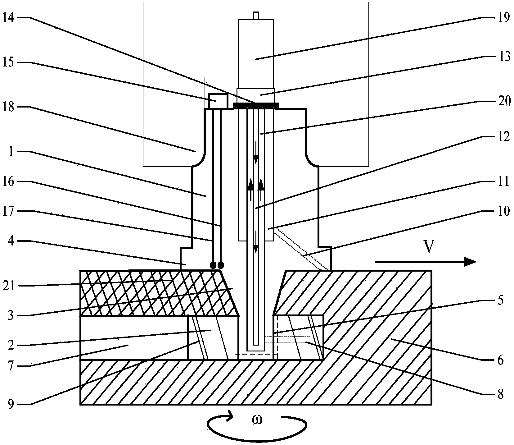 Cutting-stirring friction-welding combined machining equipment and manufacturing method thereof