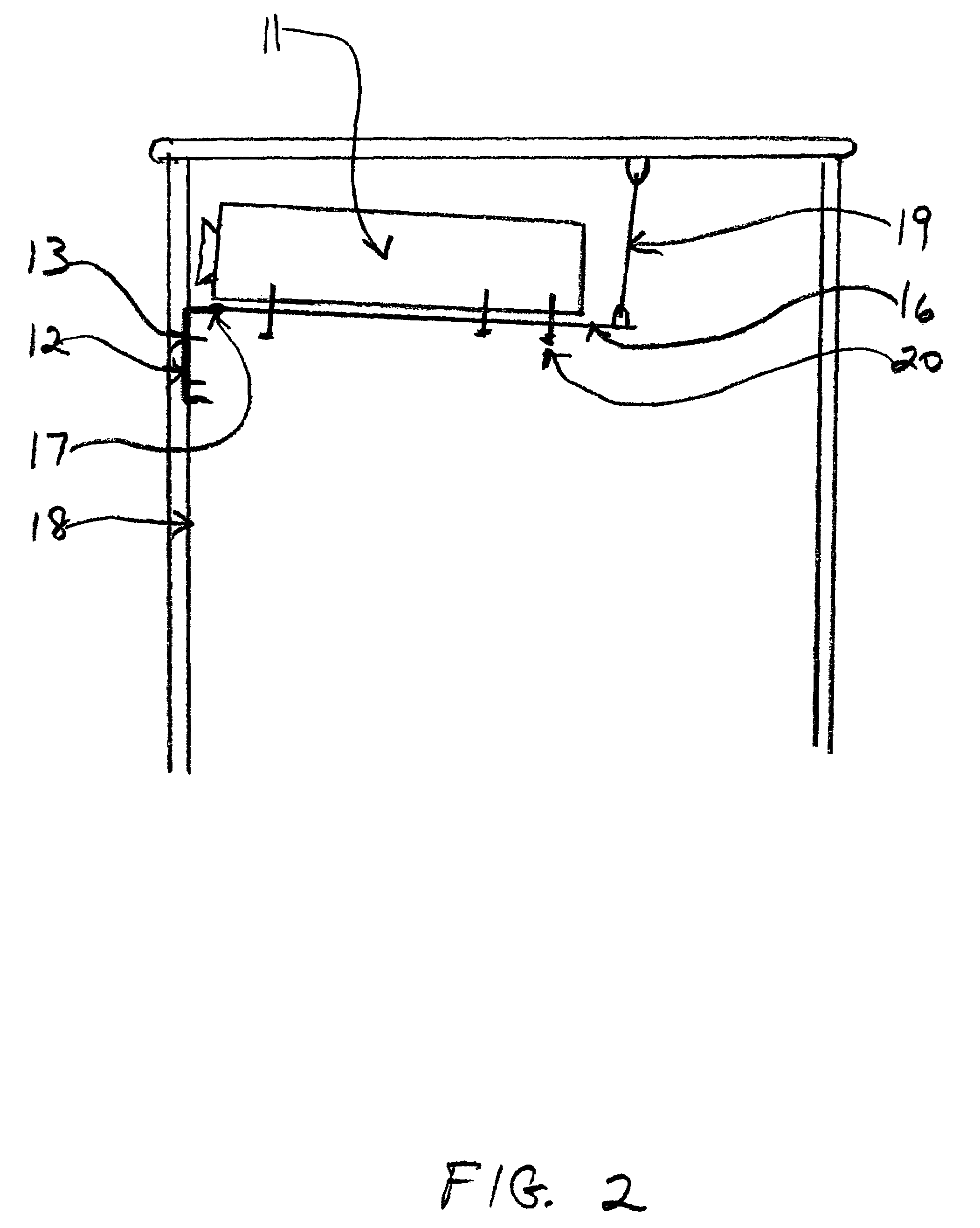 Apparatus for mounting a data/video projector in a portable enclosure