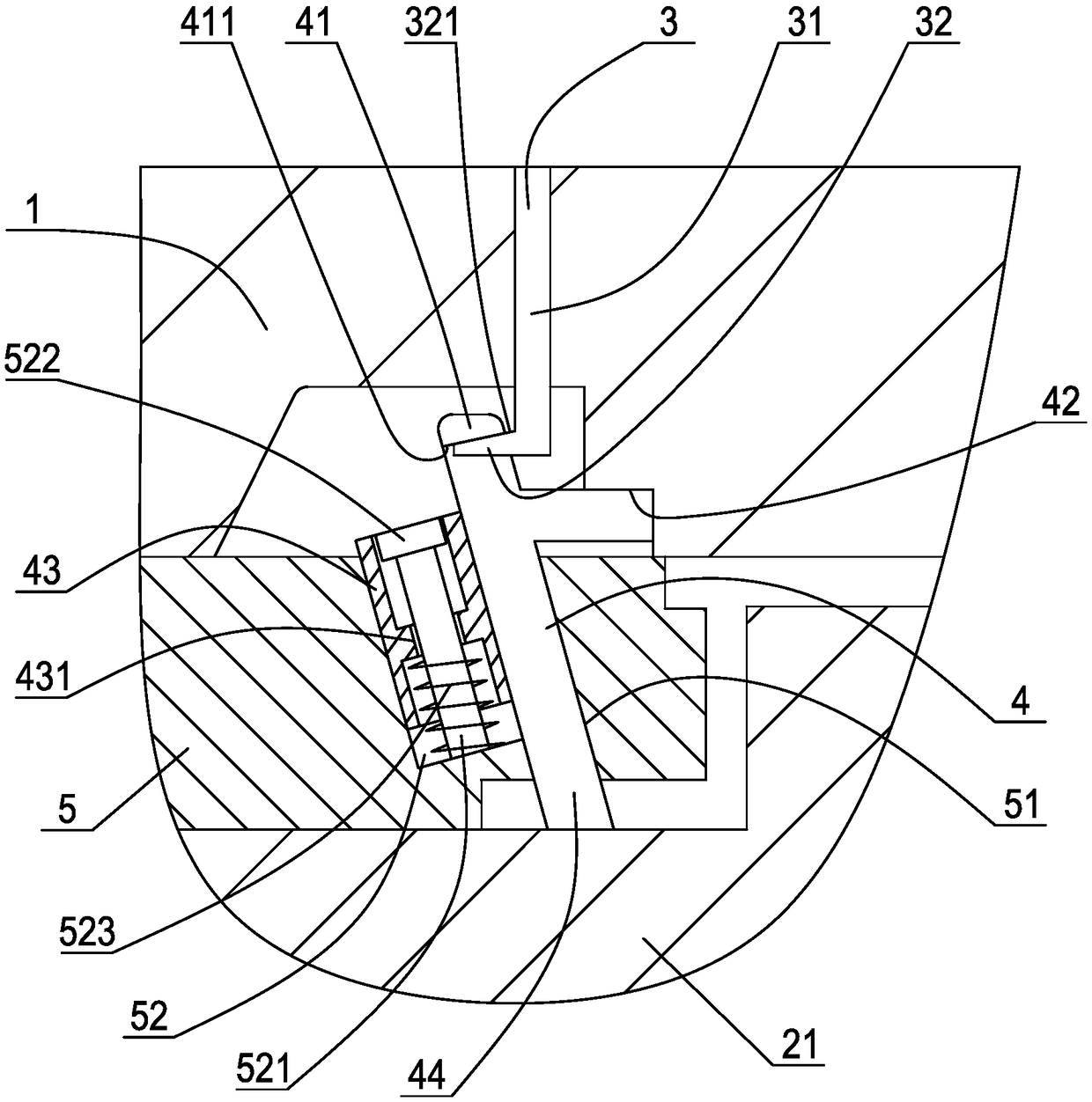 A hierarchical core-pulling method for injection molds