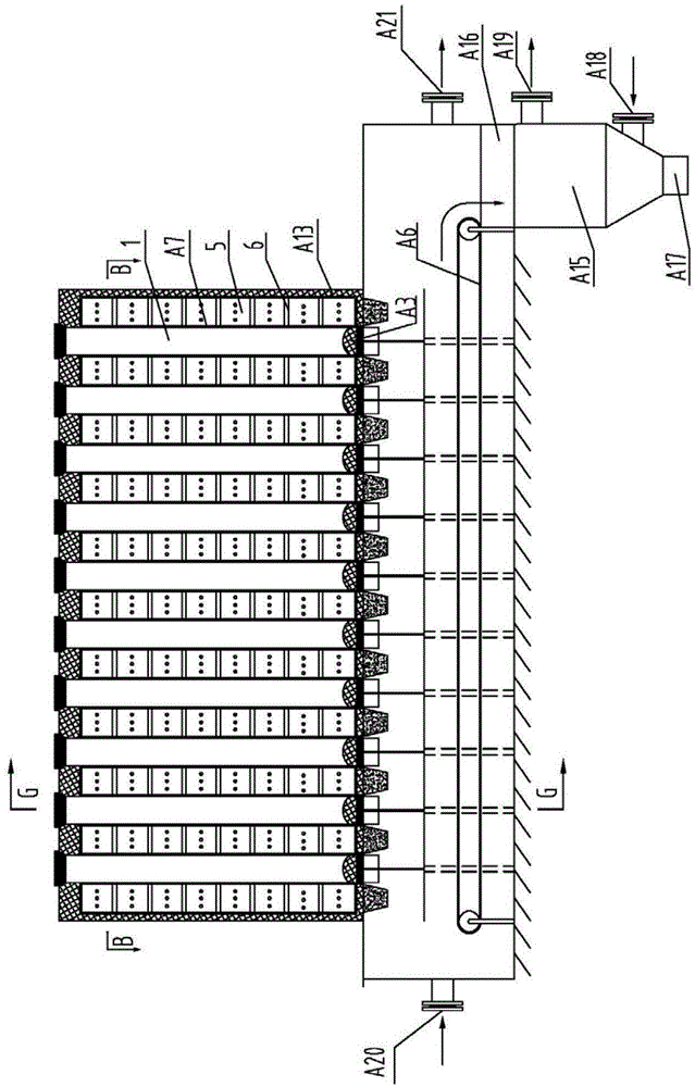 Coke oven capable of horizontally heating in reciprocating manner and vertically extracting coke