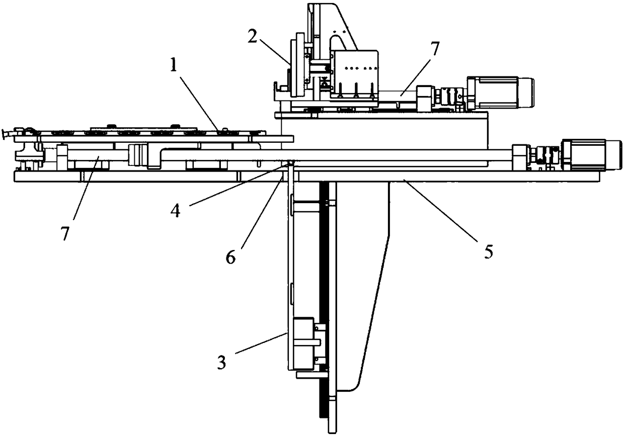 Mold pressing automatic discharge machine