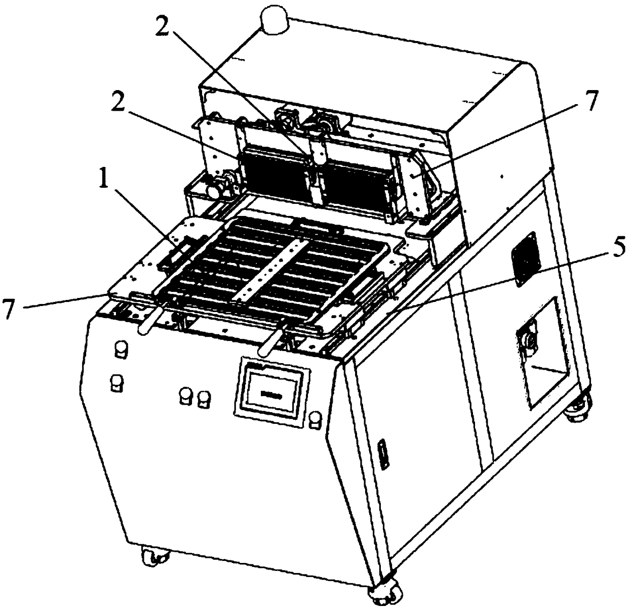 Mold pressing automatic discharge machine