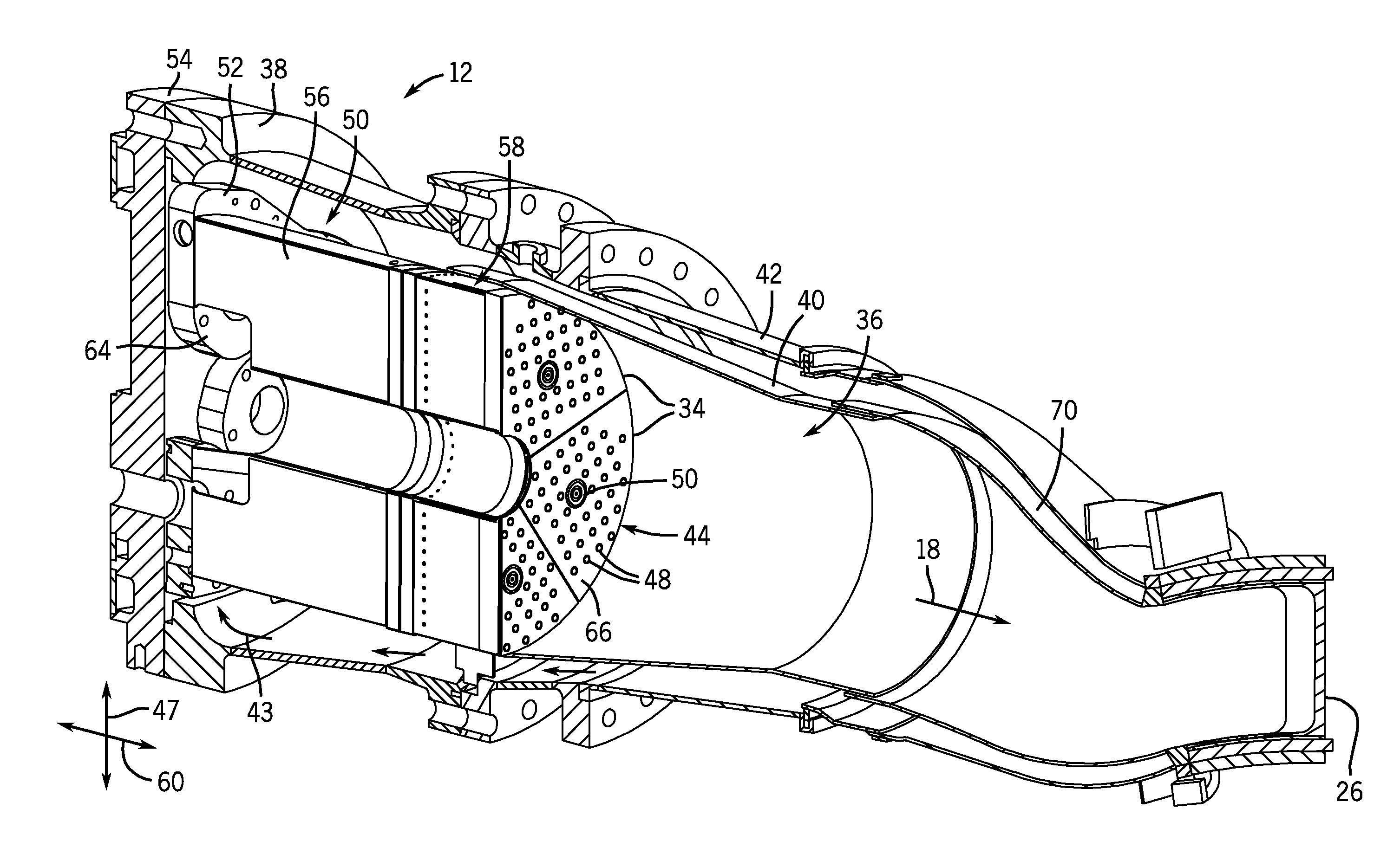 Fuel nozzles for injecting fuel in a gas turbine combustor