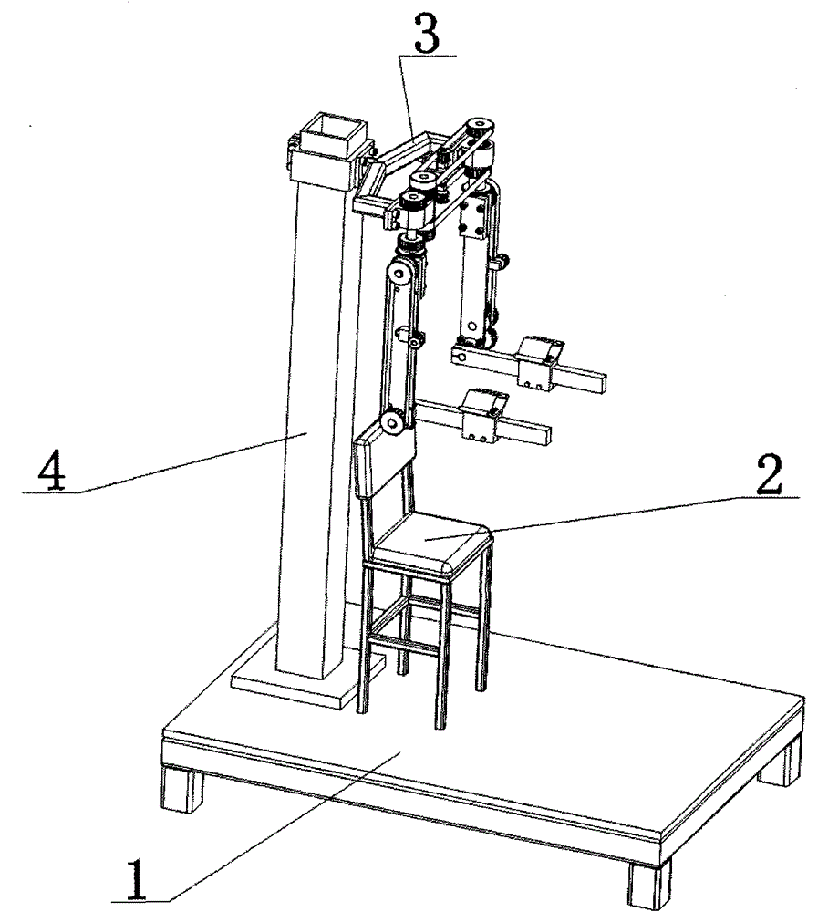 A shoulder joint self-rehabilitation training device