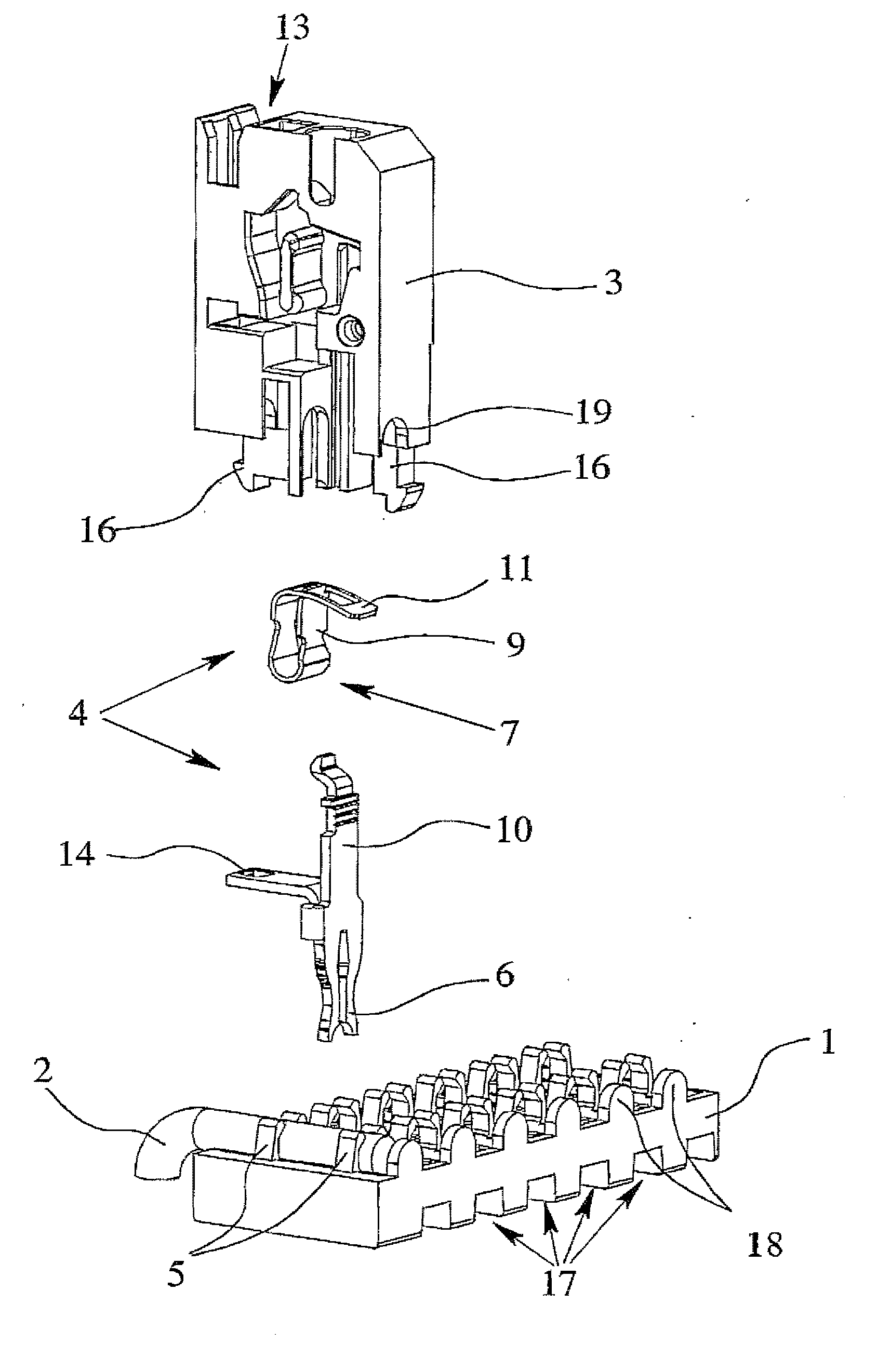 Electrical connection arrangement