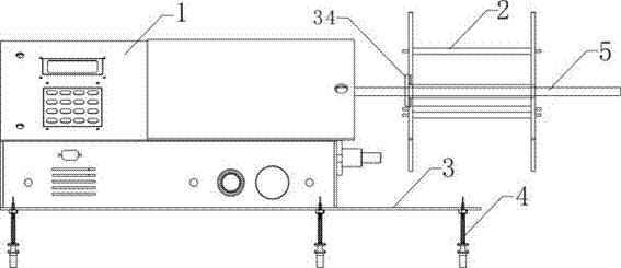 Mechanical device capable of realizing quantitative take-up for spinning