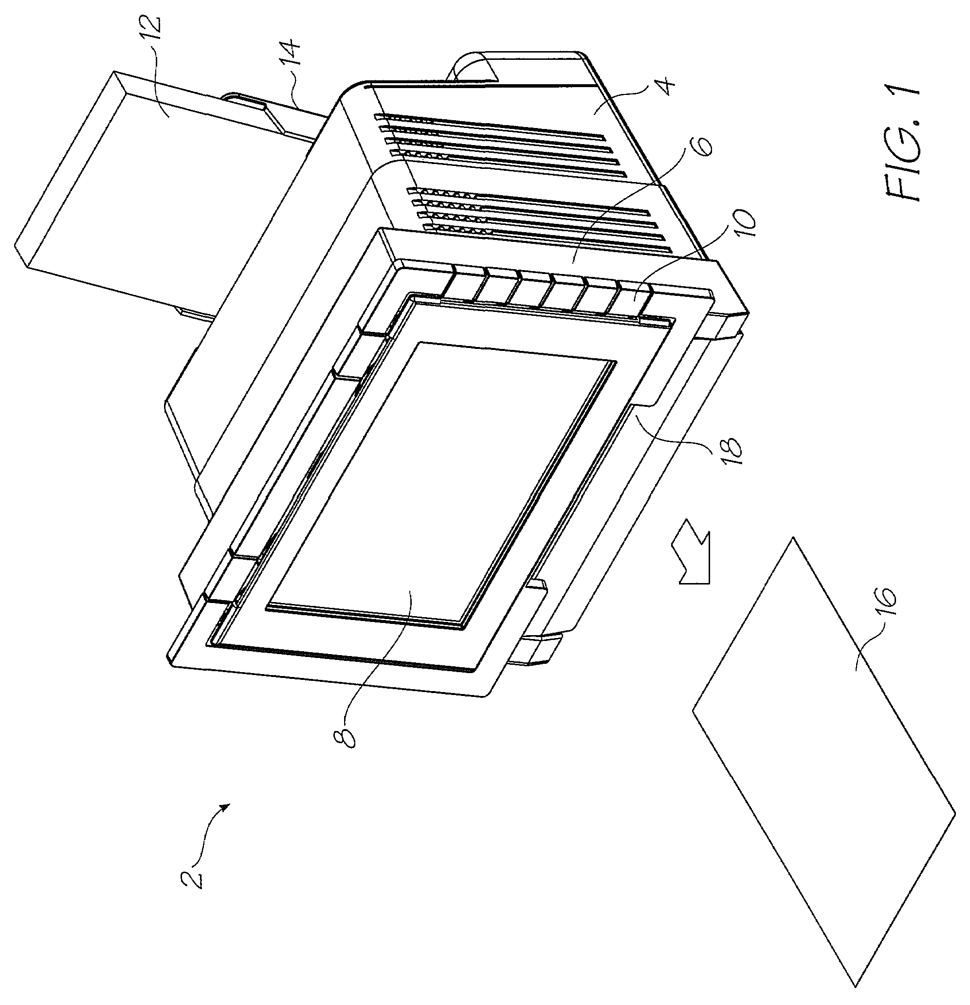 Printhead with enhanced ink supply to elongate printhead IC ends
