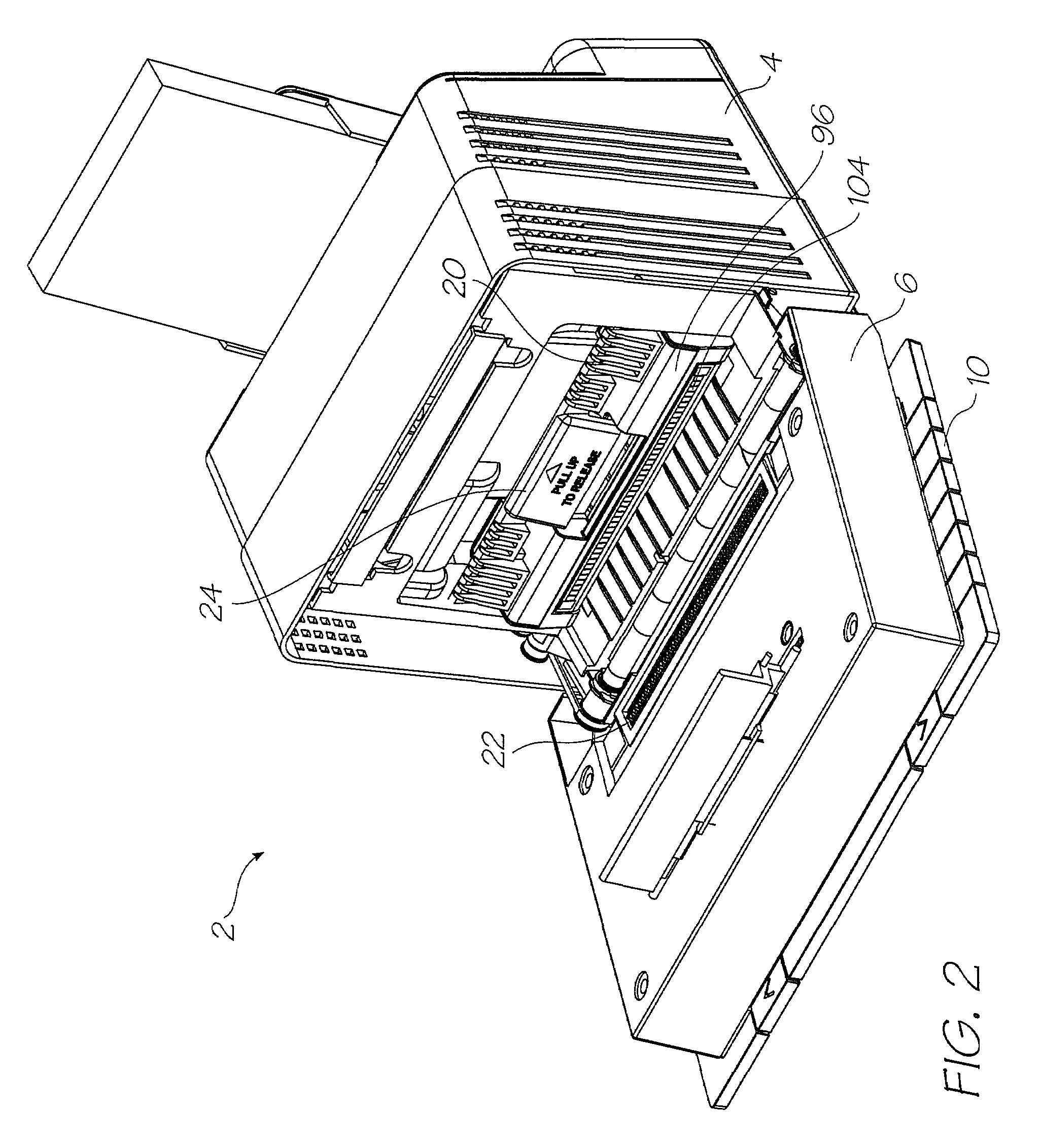Printhead with enhanced ink supply to elongate printhead IC ends