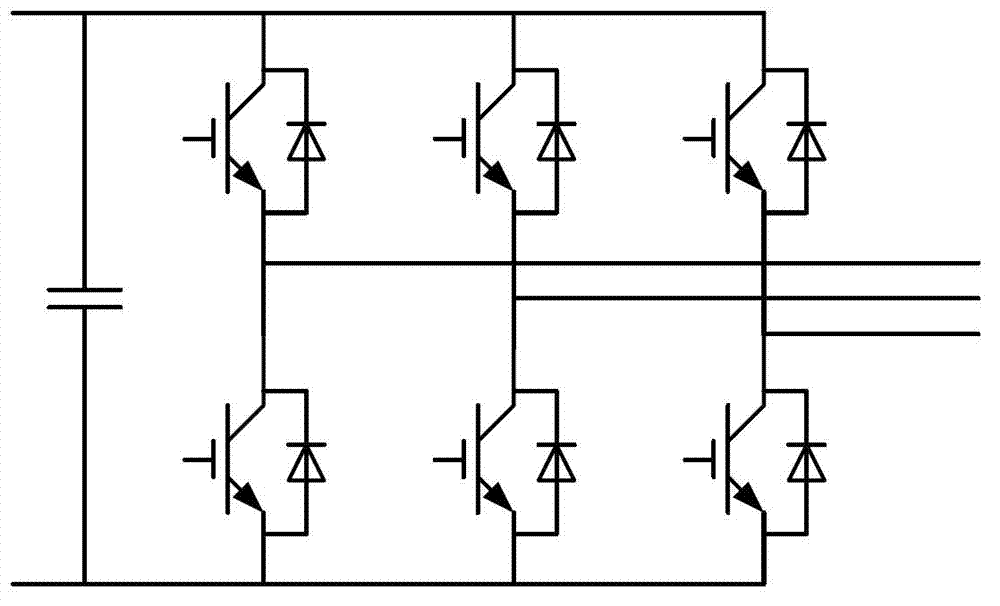 Carrier frequency conversion technology-based space vector modulation method