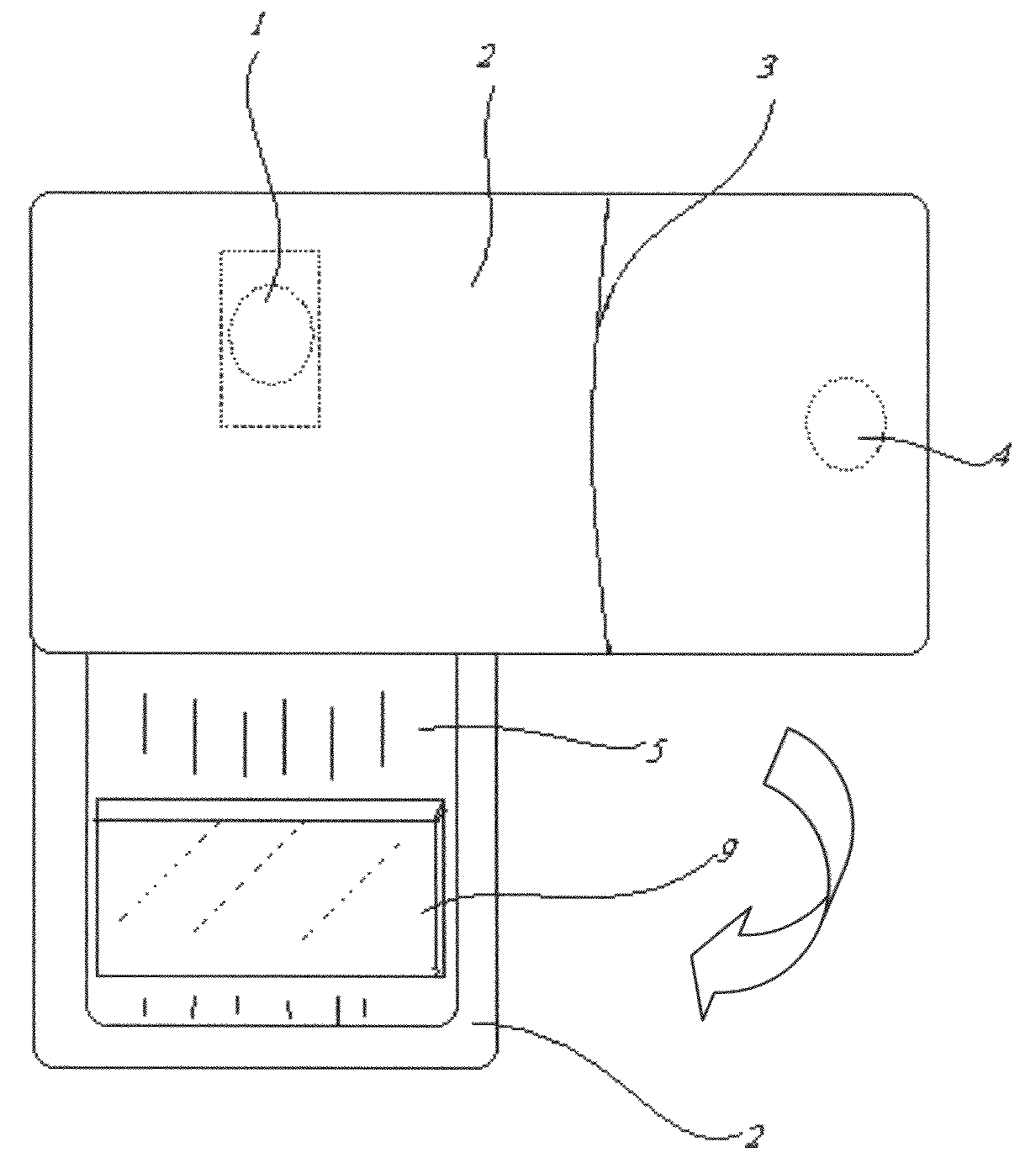 Portable multi-function movable, electronic device display screen and glass cleaning accessory