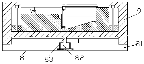 A workpiece processing table device