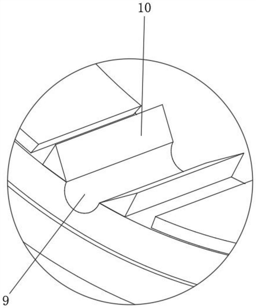 Auxiliary blanking device for automobile shaft parts based on magnetic strip adsorption