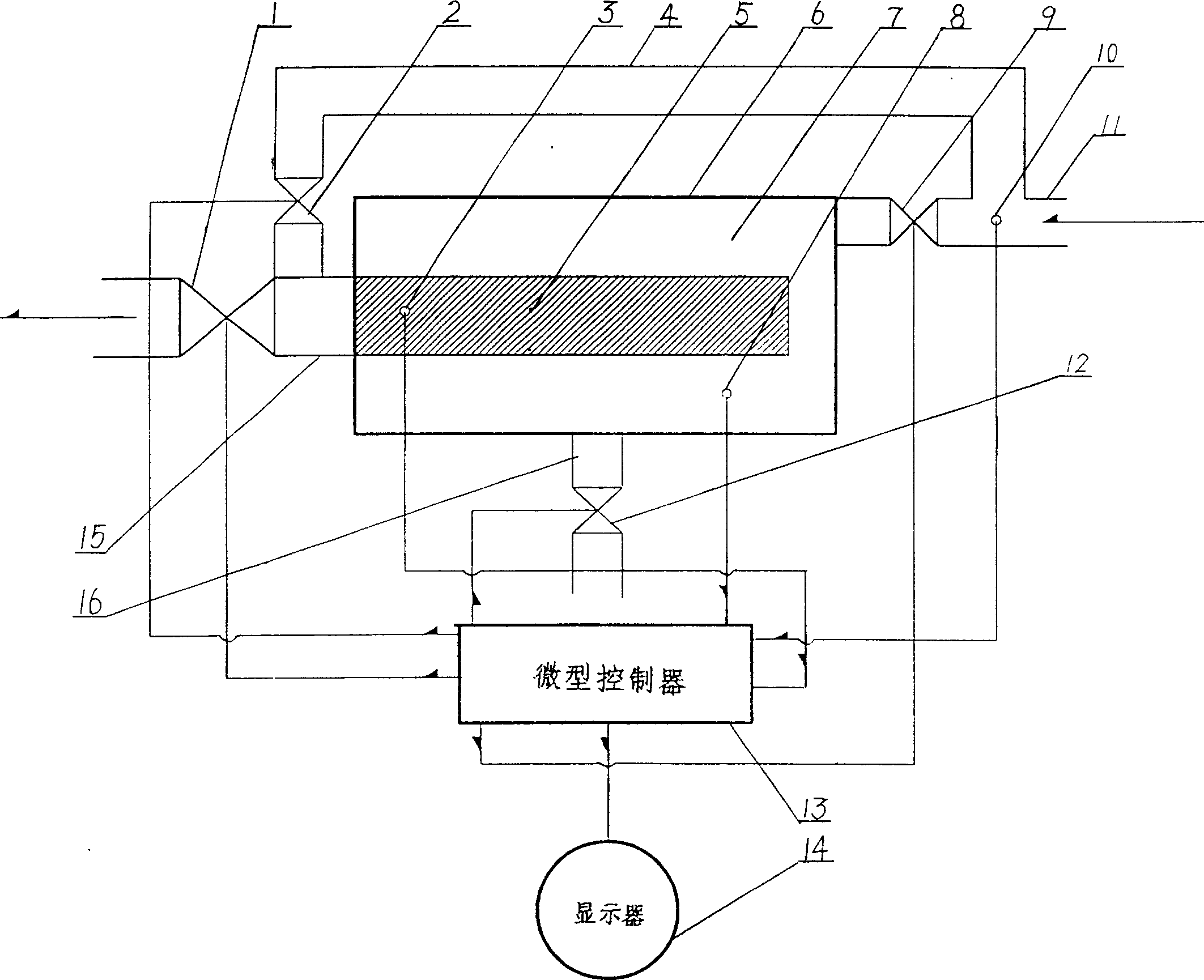 Automatic control arrangement of mechanical filter