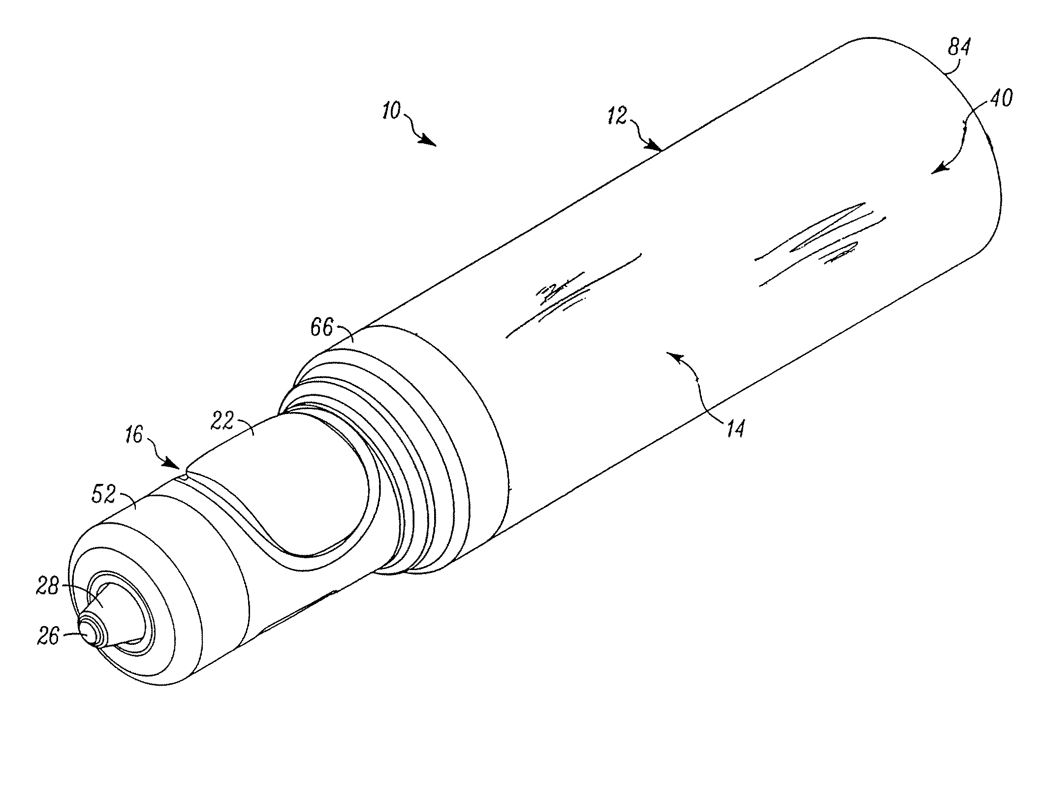 Multiple dose delivery device with manually depressible actuator and one-way valve for storing and dispensing substances, and related method