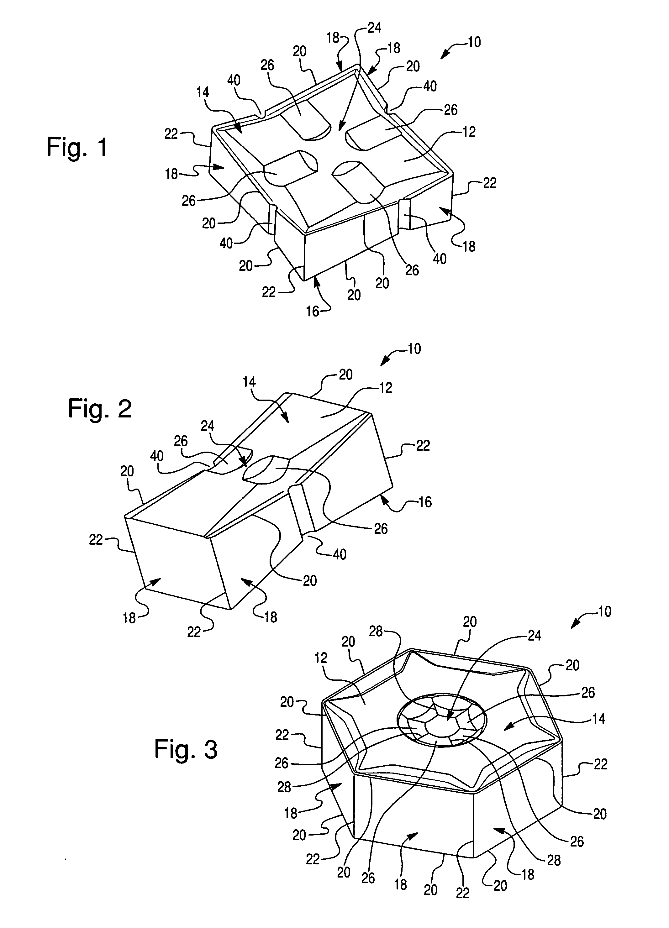 Side locking insert and material removal tool with same