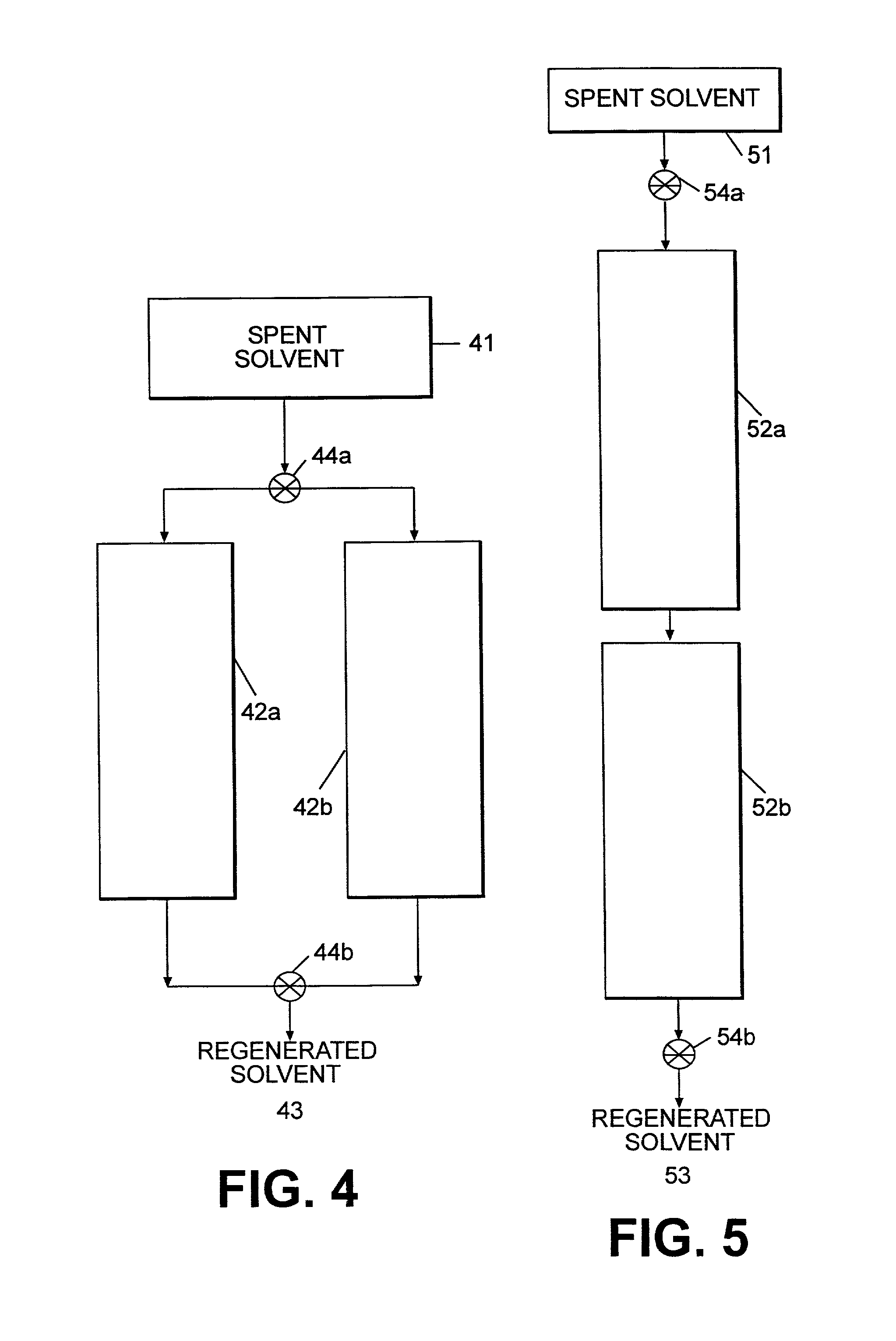 Process for purifying and reusing solvent used to remove extractables