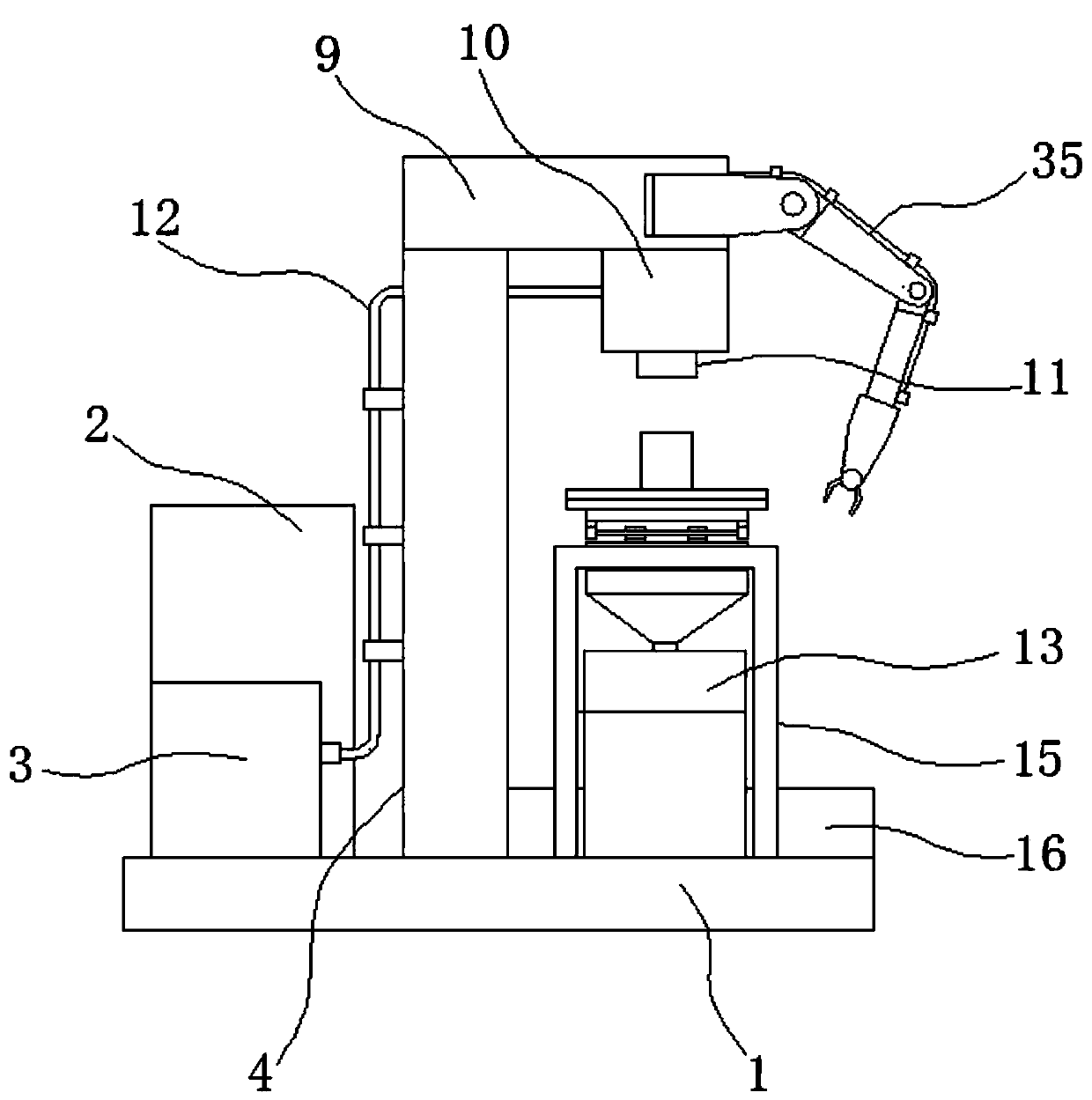 A complex special-shaped multi-position laser marking equipment