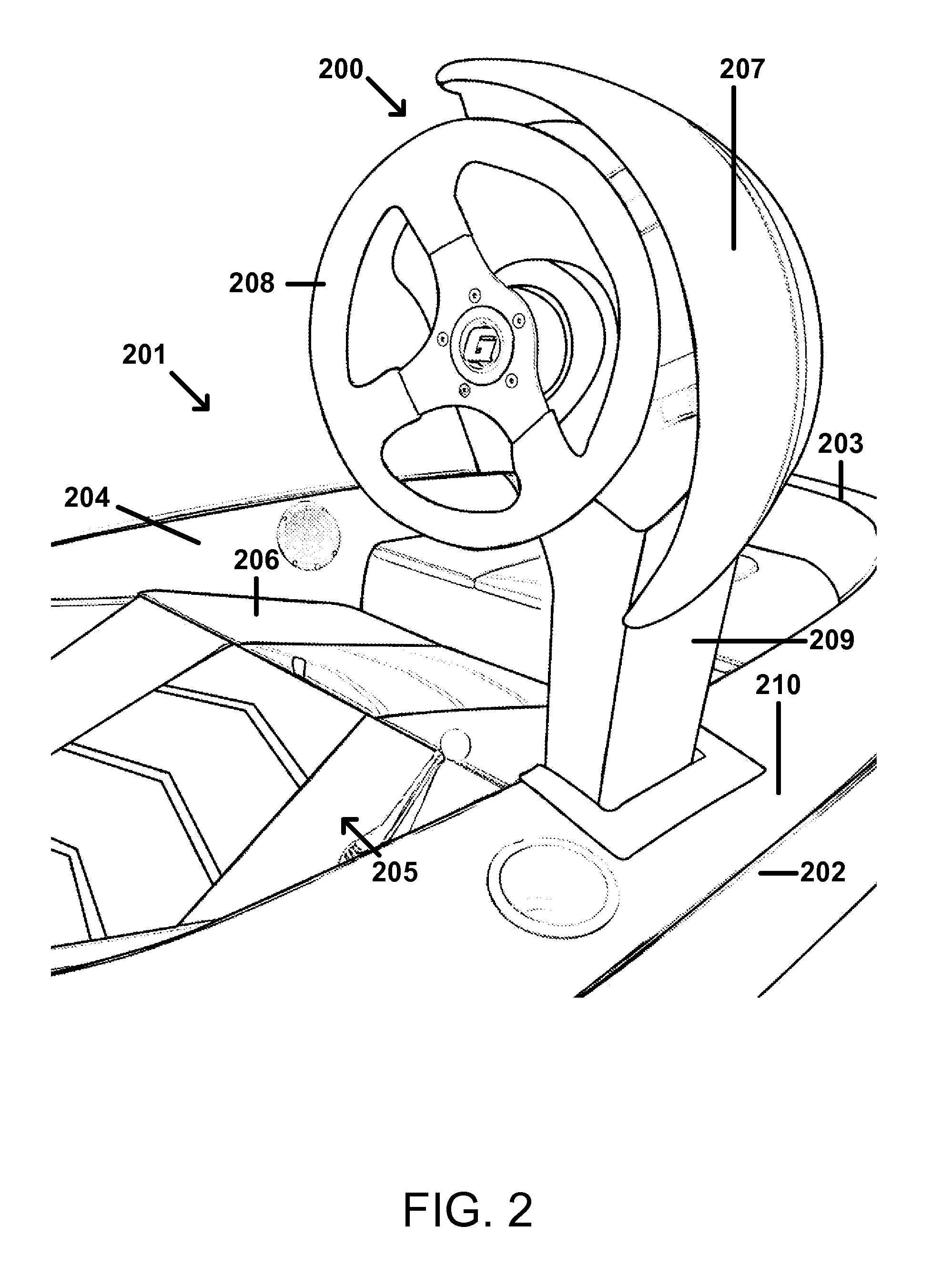 Swing Away Helm for Watercraft