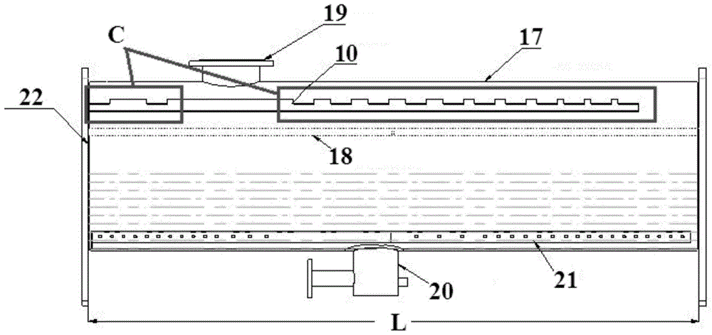 Liquid baffle structure and evaporator of air conditioning equipment