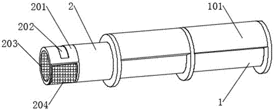 Chemical industry wastewater discharge pipe