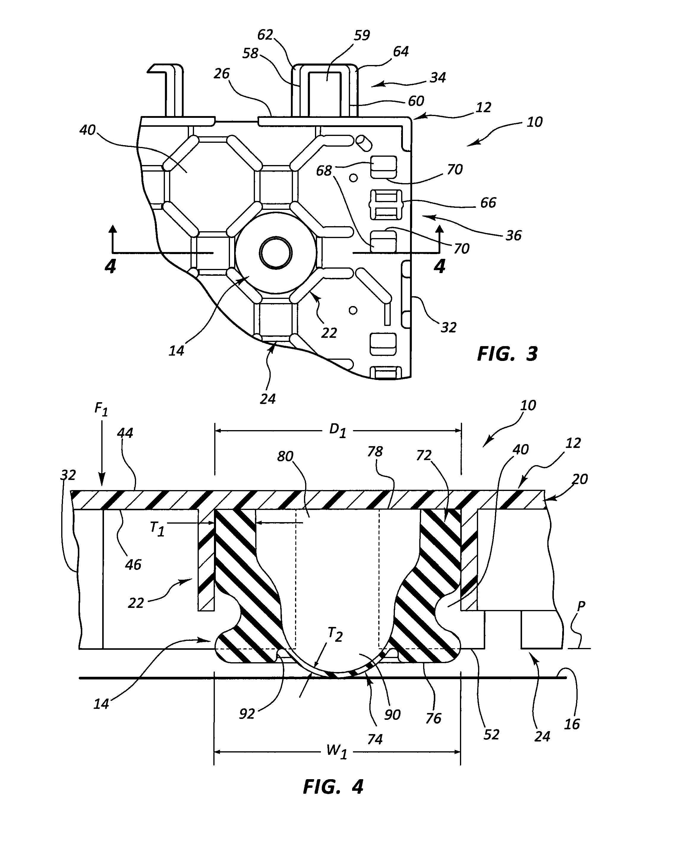 Multi-stage shock absorbing modular floor tile apparatus