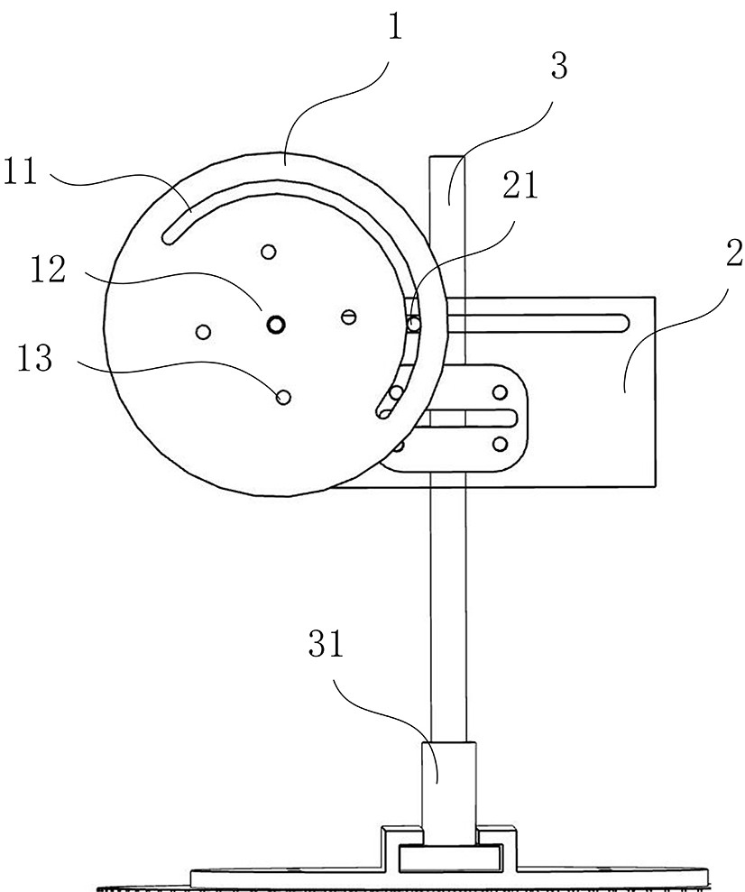 Antenna test device and test method