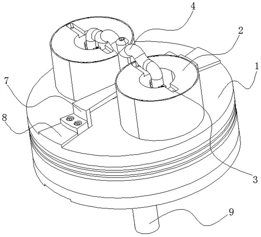 Cantilever type counter-current chromatograph without adapter