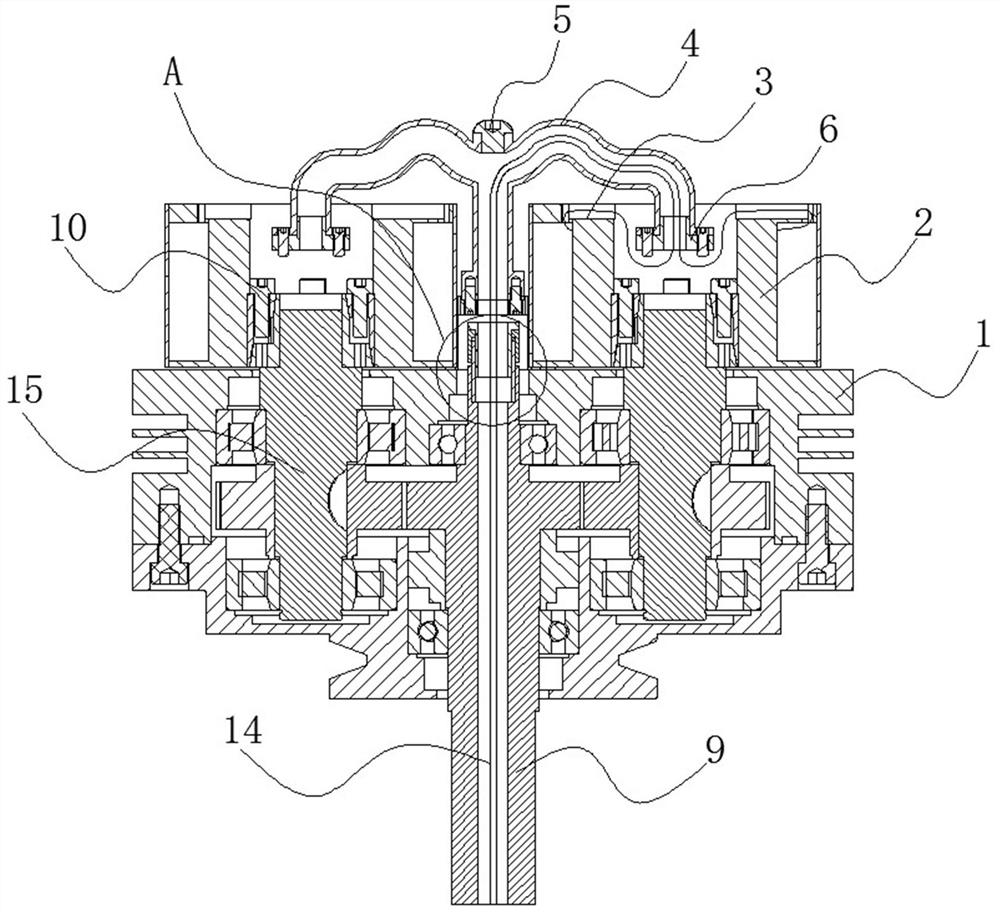 Cantilever type counter-current chromatograph without adapter