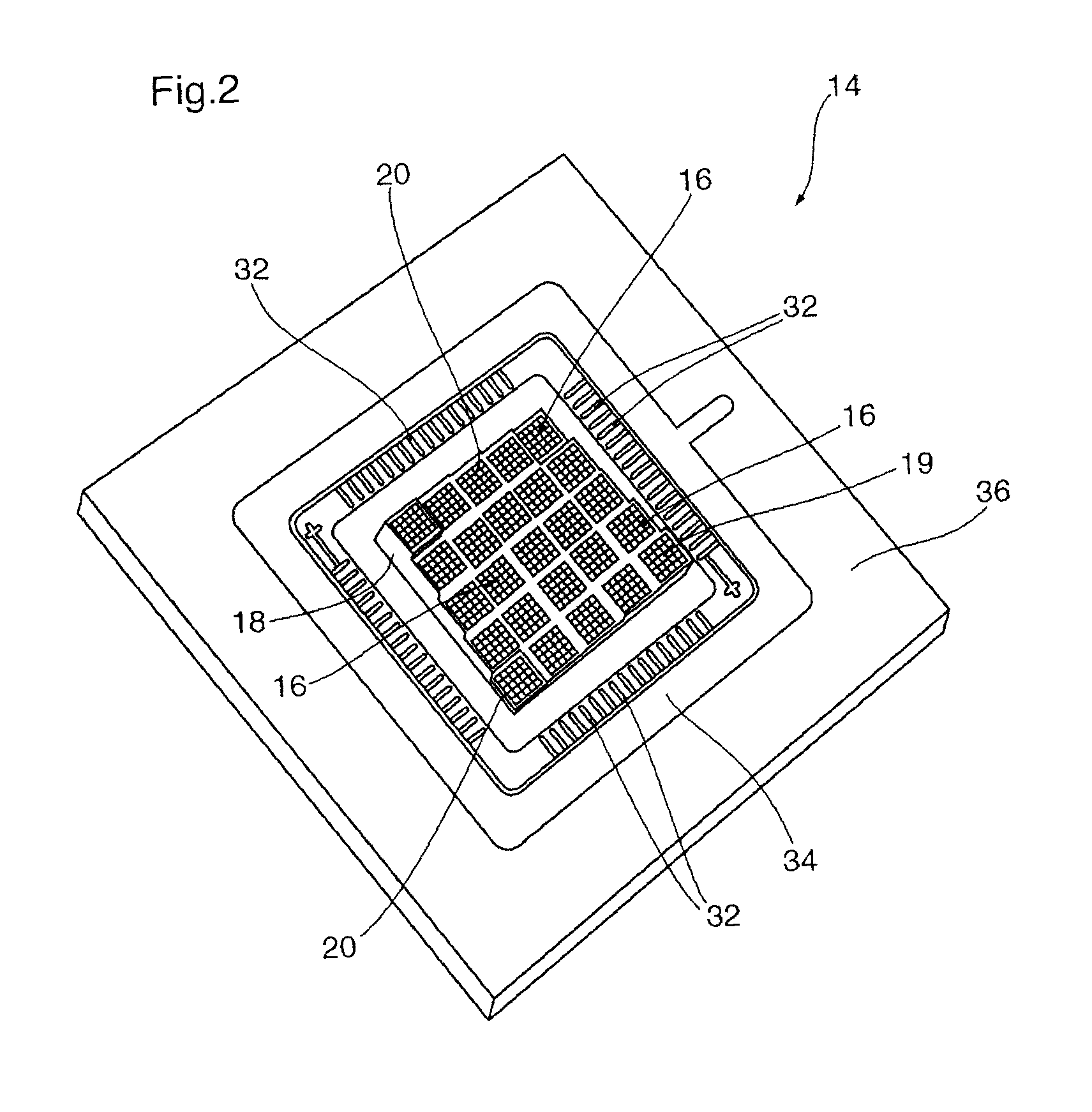 Ultrasonic sensor microarray and method of manufacturing same