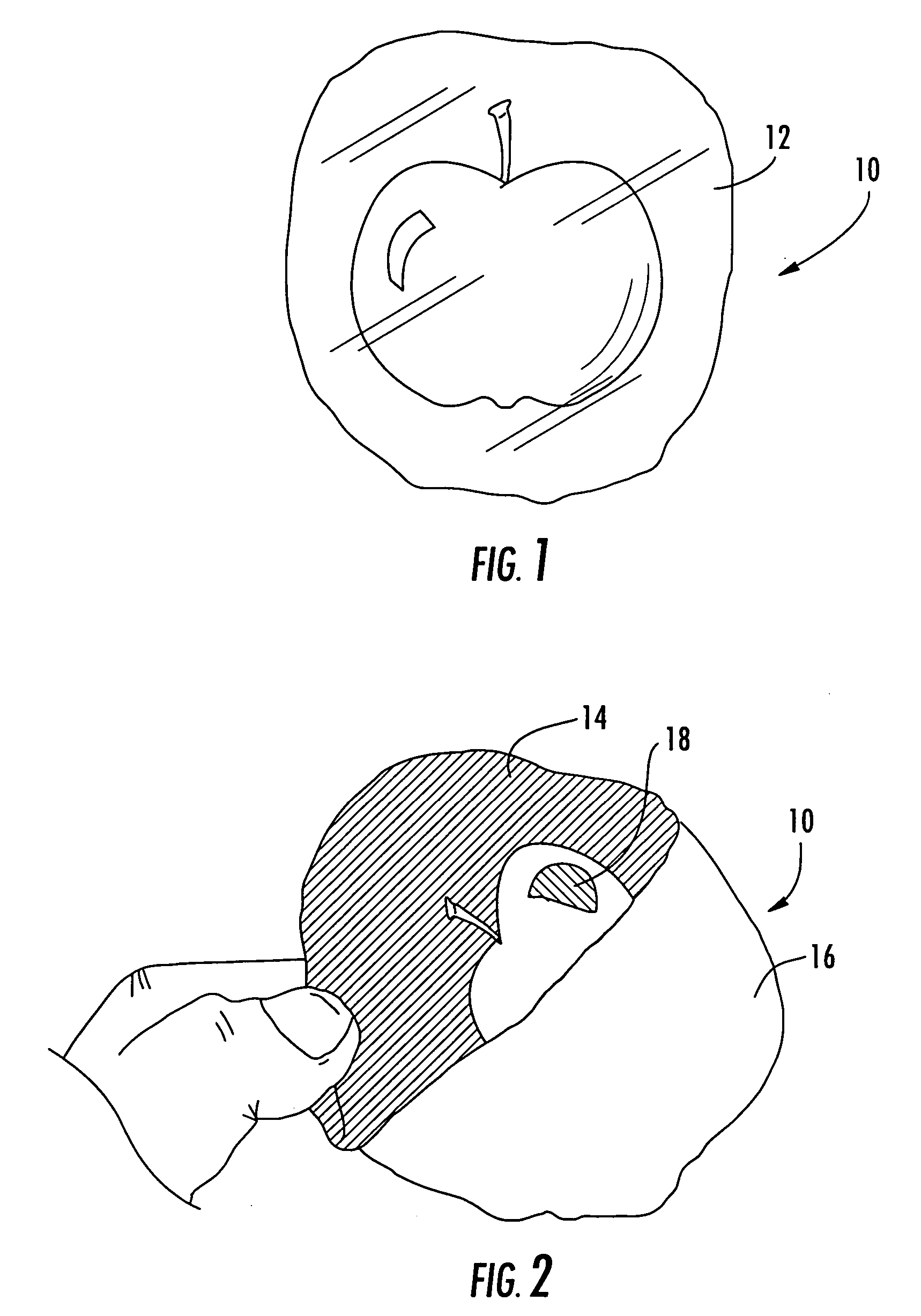 Method for producing a metallic temporary tattoo