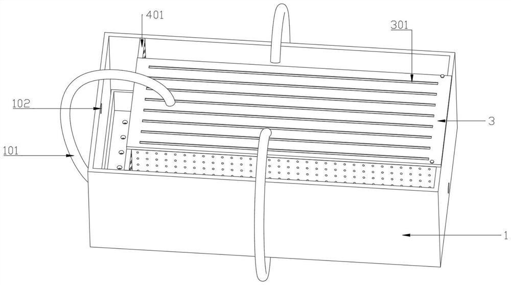 Municipal rainwater regulation and storage system