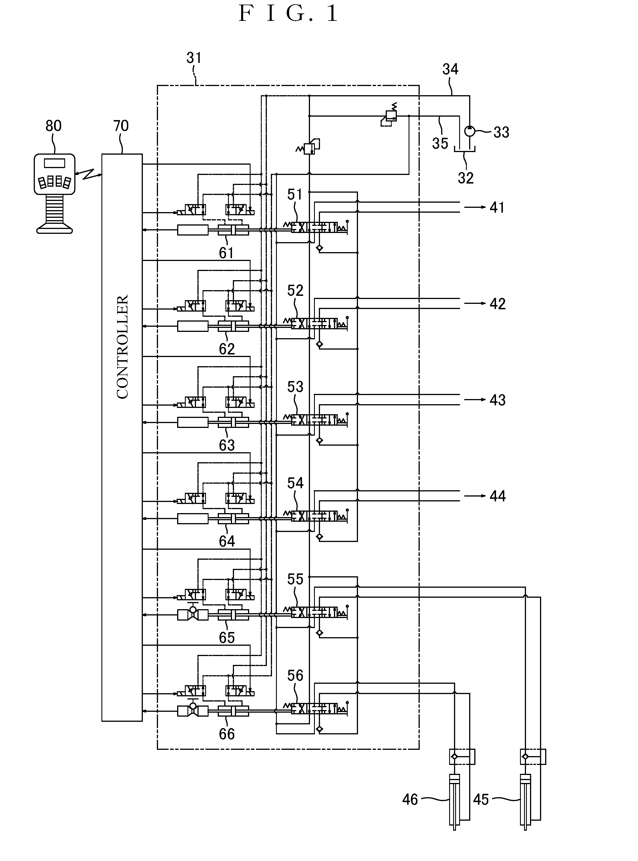 Anti-theft device of operational vehicle