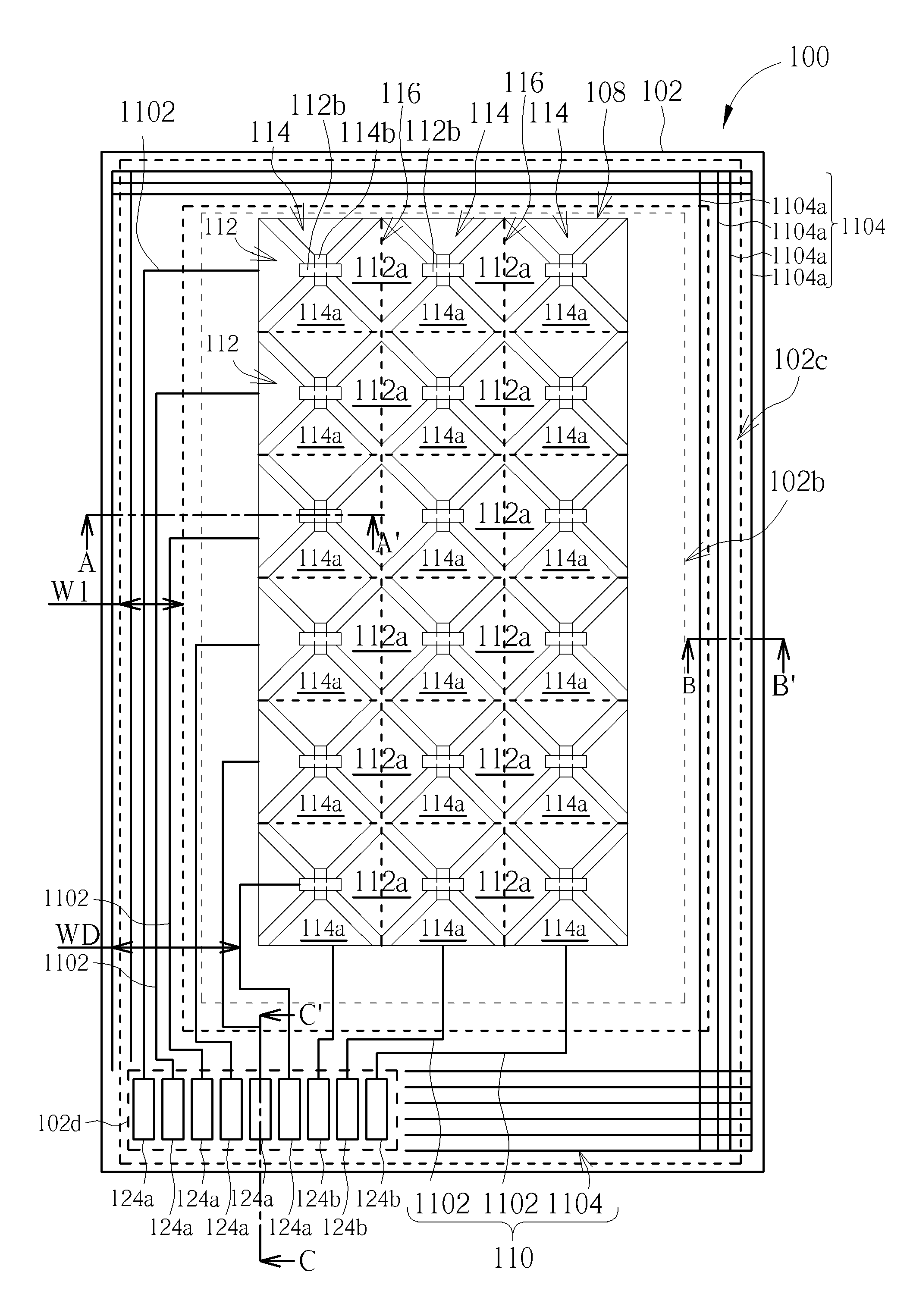 Touch sensing display panel and touch sensing liquid crystal display panel