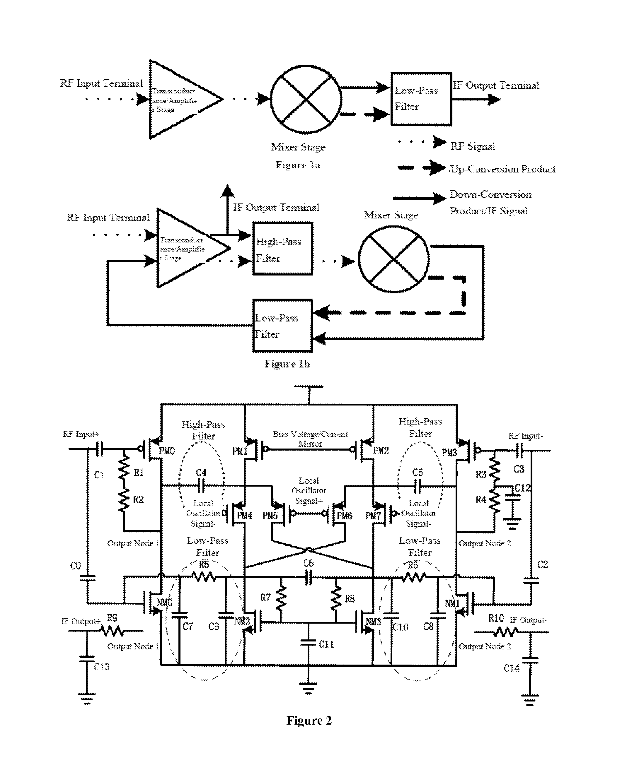 Return-type current-reuse mixer