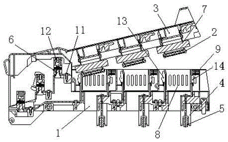 A low-voltage cable branch box outlet module