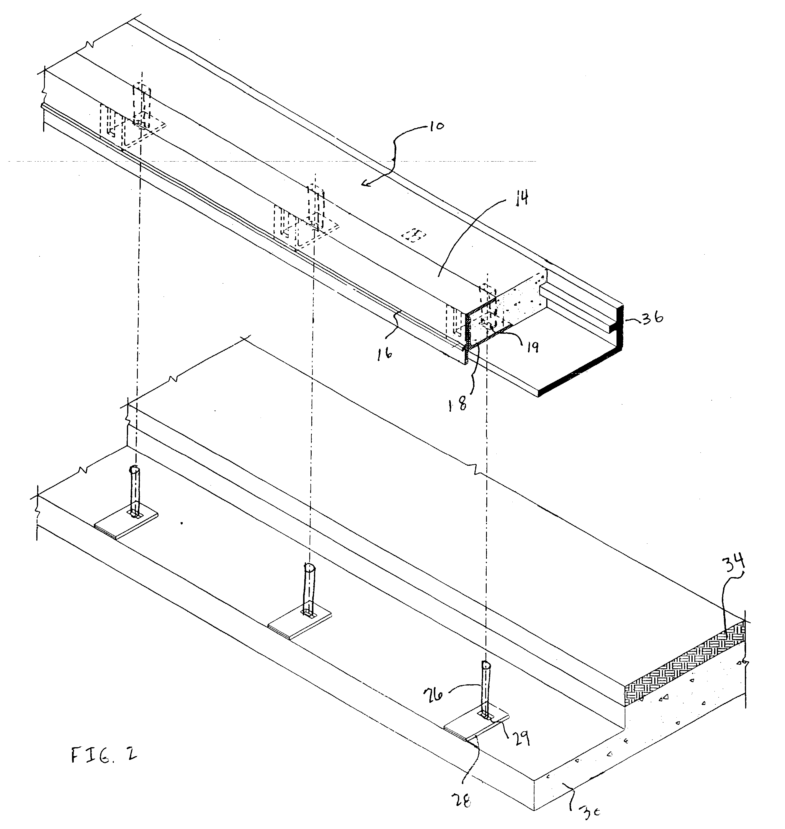 Precast composite header joint system and a method for forming and installing the same
