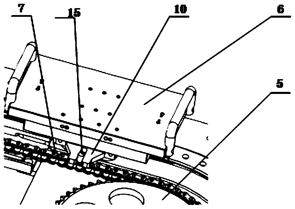 A circular storage device based on arc guide rail