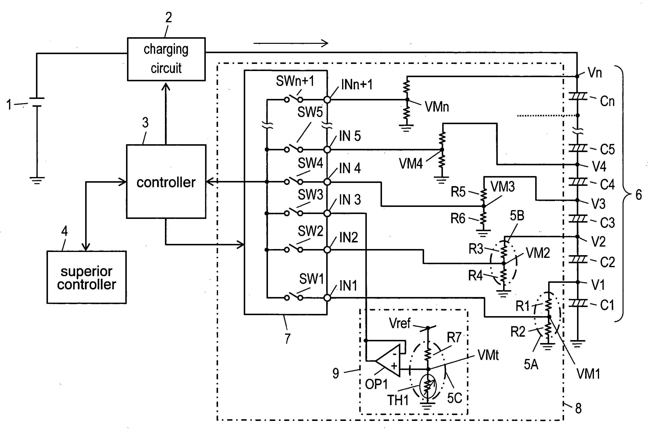 Voltage Monitor and Electrical Storage Device Using the Same