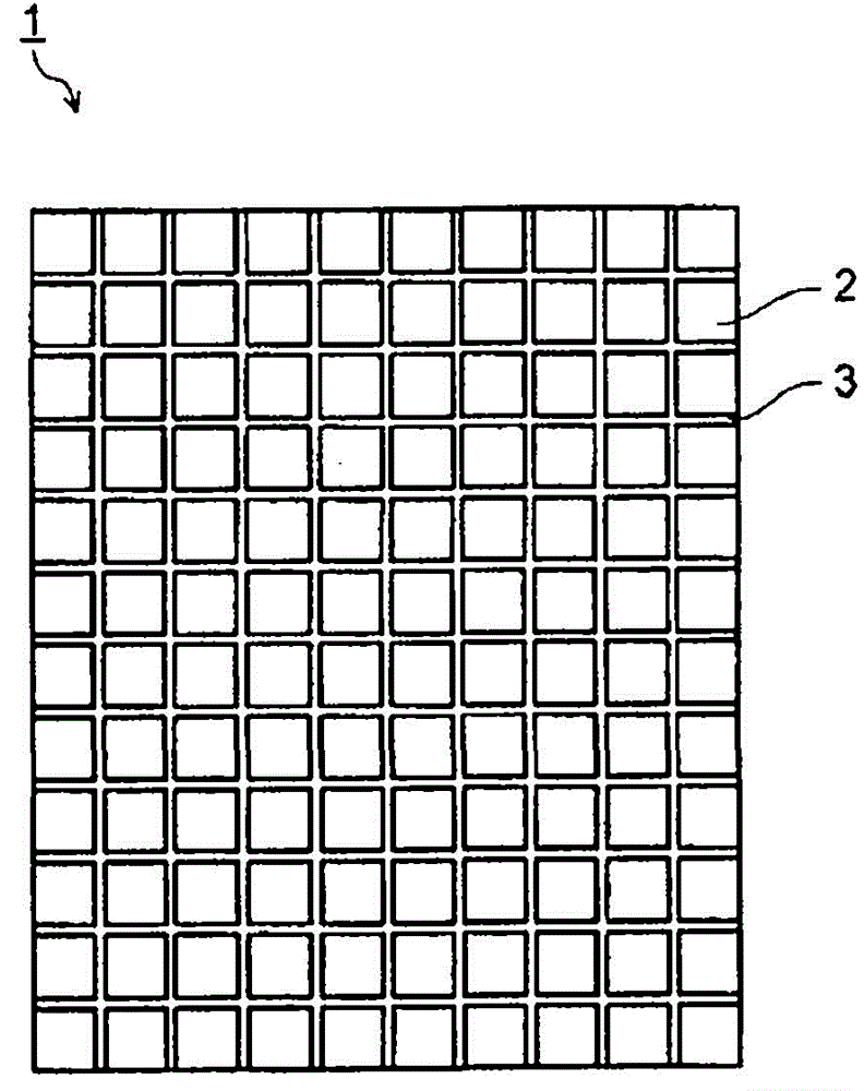 Scintillator array, and X-ray detector and X-ray examination device using scintillator array