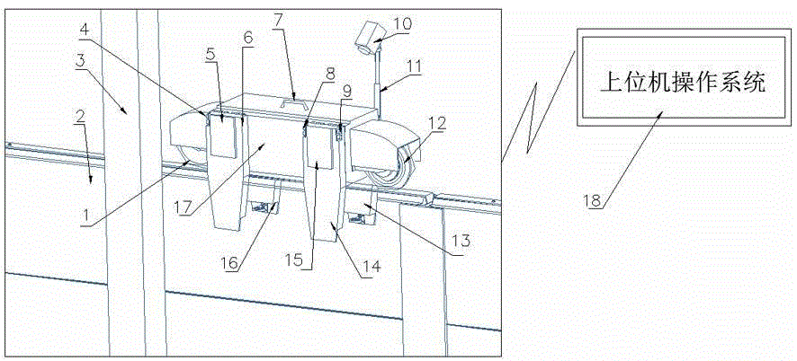 Route inspection maintenance equipment for sound barrier